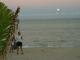 The Full Moon Rising Over The Ocean At San Jose del Cabo