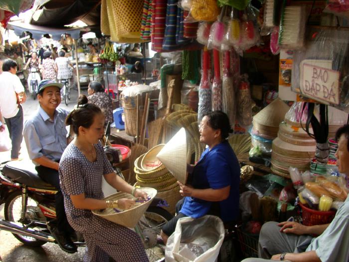 Tam And Women In Local Market (Ho Chi Minh)