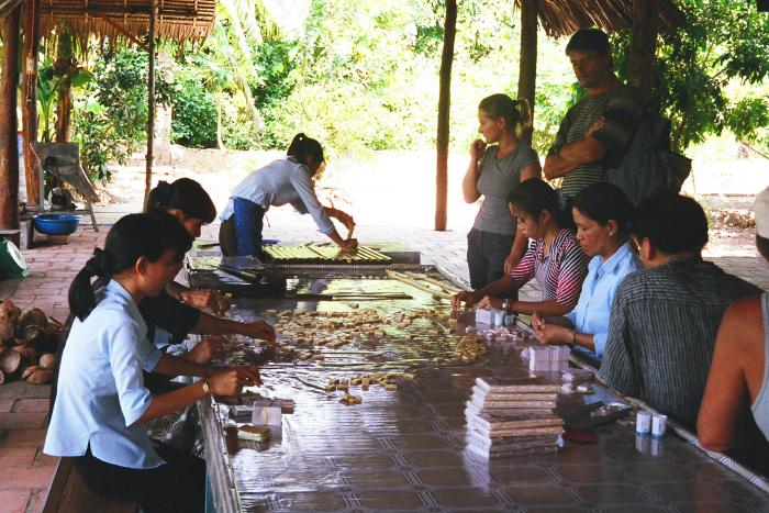 Making Coconut Candy By Hand (Mekong River)