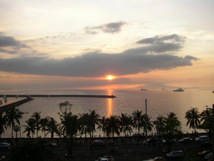 Sunset Over Manila Bay