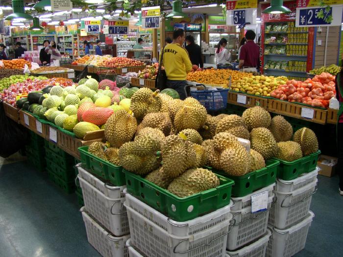 Fruit At A Grocery Store In Shenzhen, China