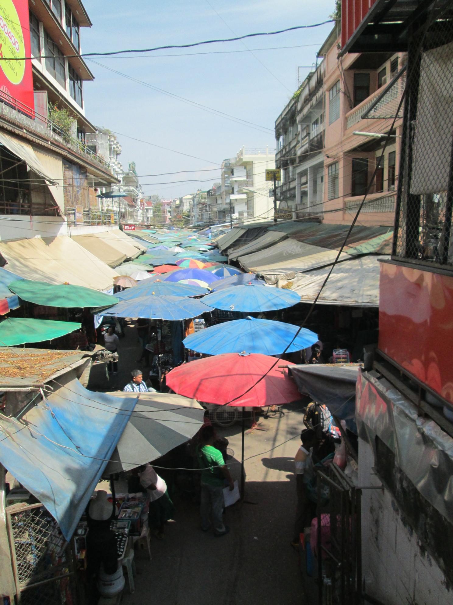 Streets Of Vendor Stalls