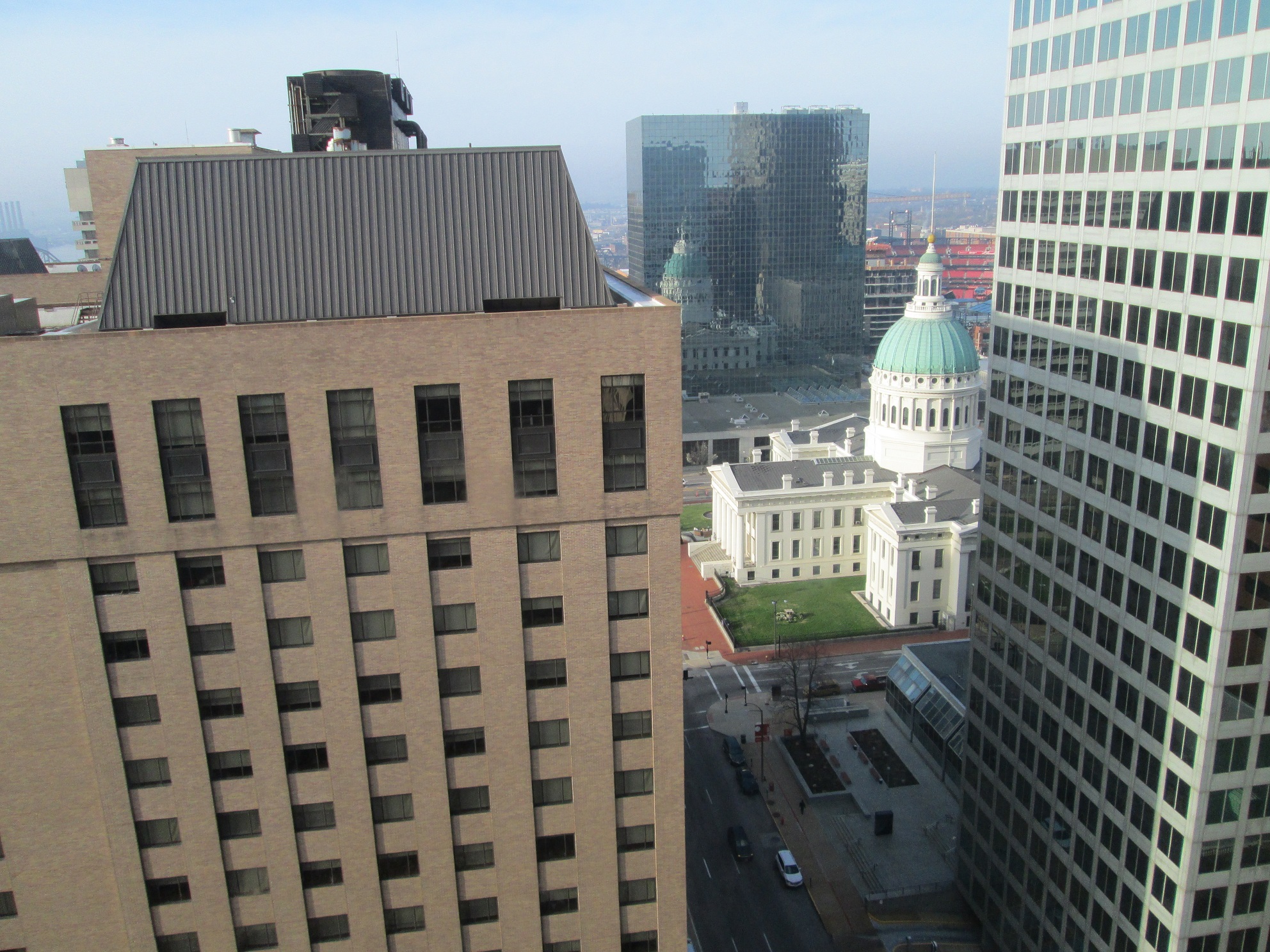 The View from My Hotel Towards Busch Stadium III