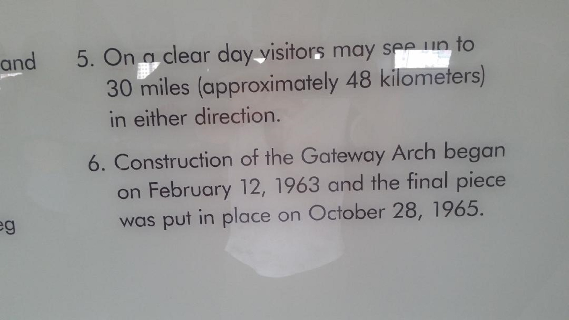 Some Info about The Arch