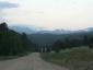 Snow On The Mountains During The Drive