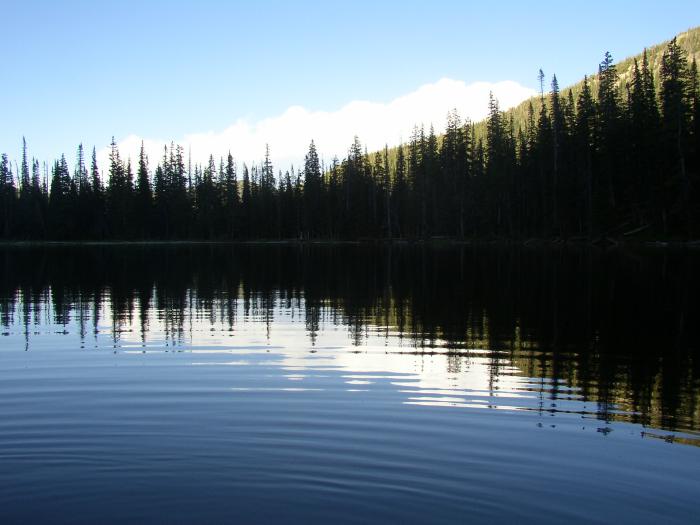 The Lake At Sunset