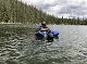 My Brother With A Fish