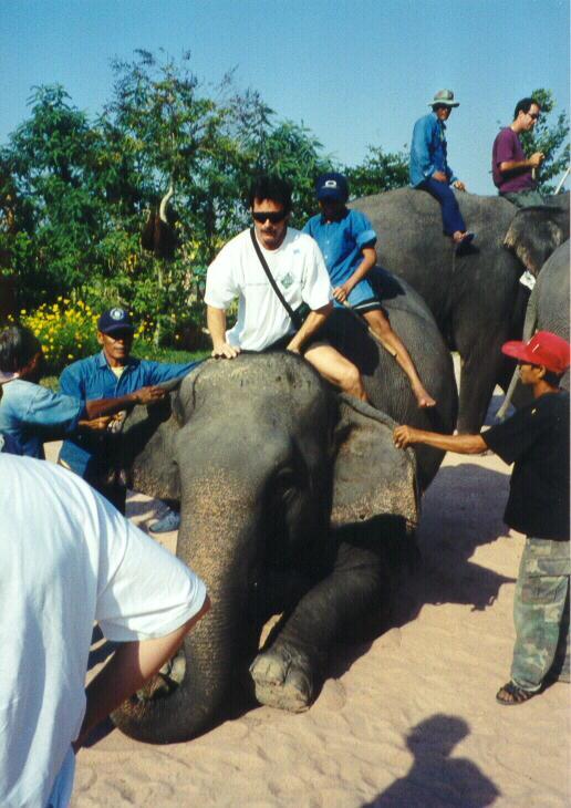 The Elephant Tour -- Craig Getting Onboard