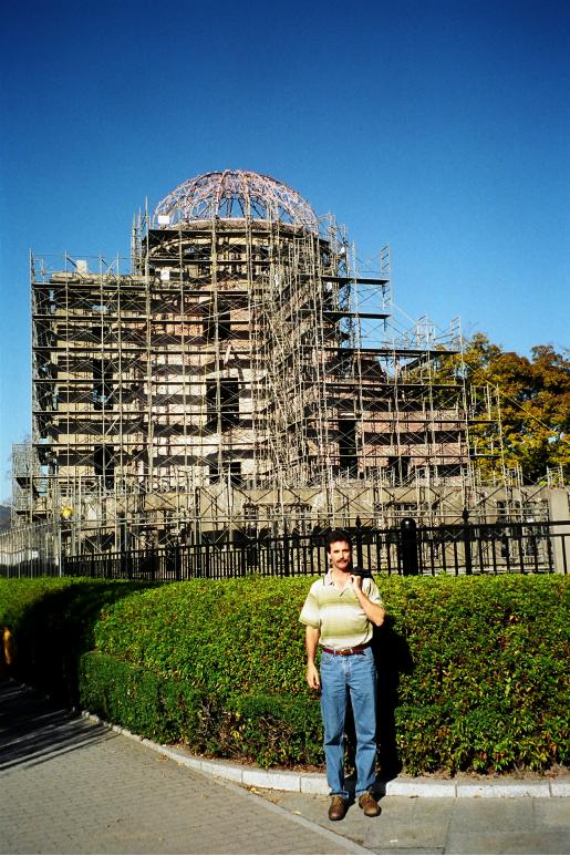 Craig In Front Of "Ground Zero" In Hiroshima