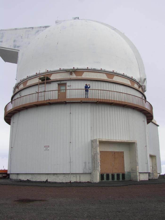 A Person On The JCMT Catwalk