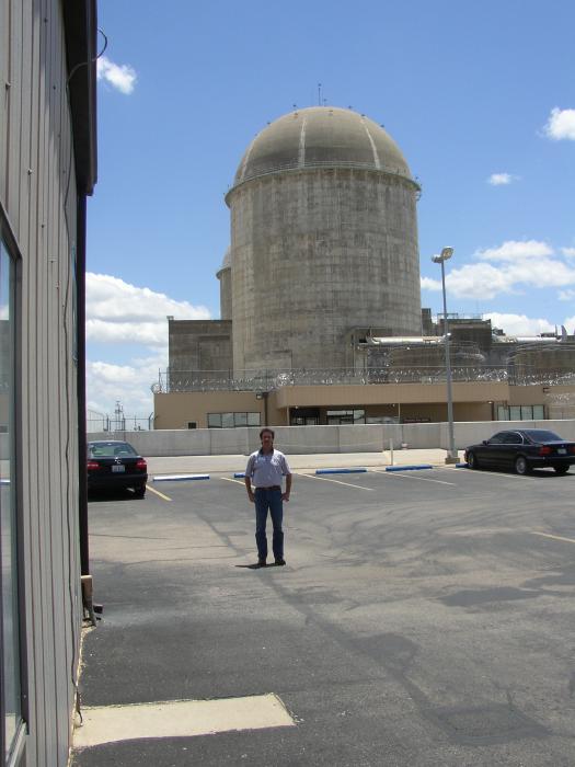 Craig In Front Of The Reactors