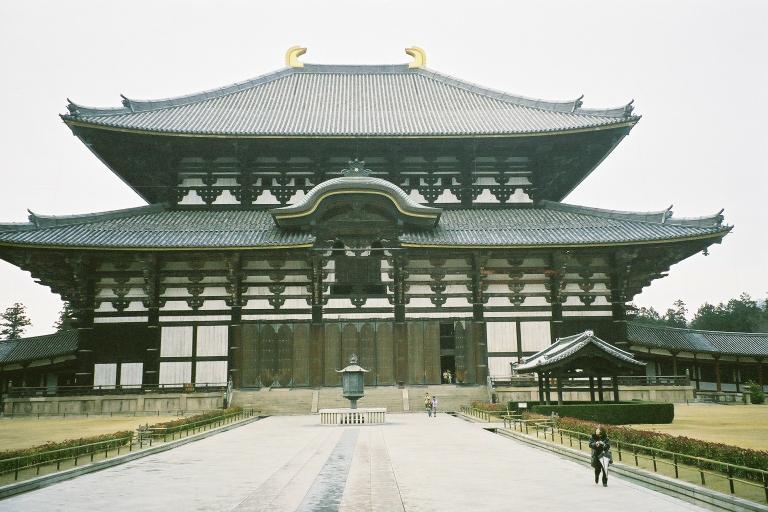 Nara Temple With Giant Sculptures