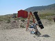 Telescope, Chicken Coup, and Mountain Range