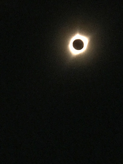 Eclipse Through Solar Glasses - Totality